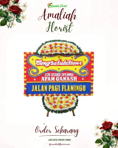Sewa Papan Bunga Gumay Talang